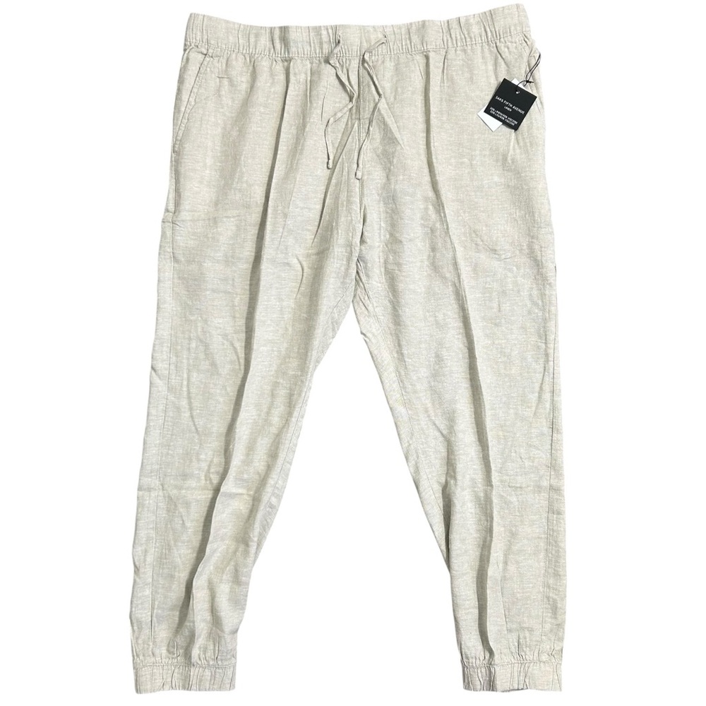 Saks Fifth Avenue Linen Joggers